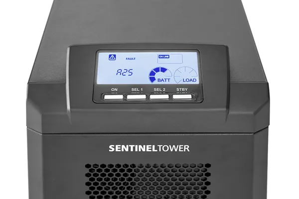 Nepetraukiamo maitinimo šaltinis. Riello UPS Sentinel Tower serija.
